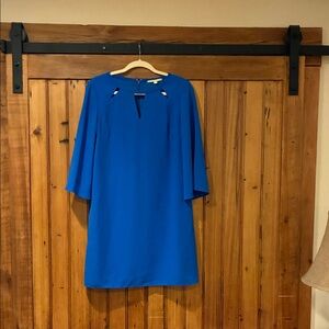 Gianni Bini Royal Blue Long Sleeve Dress